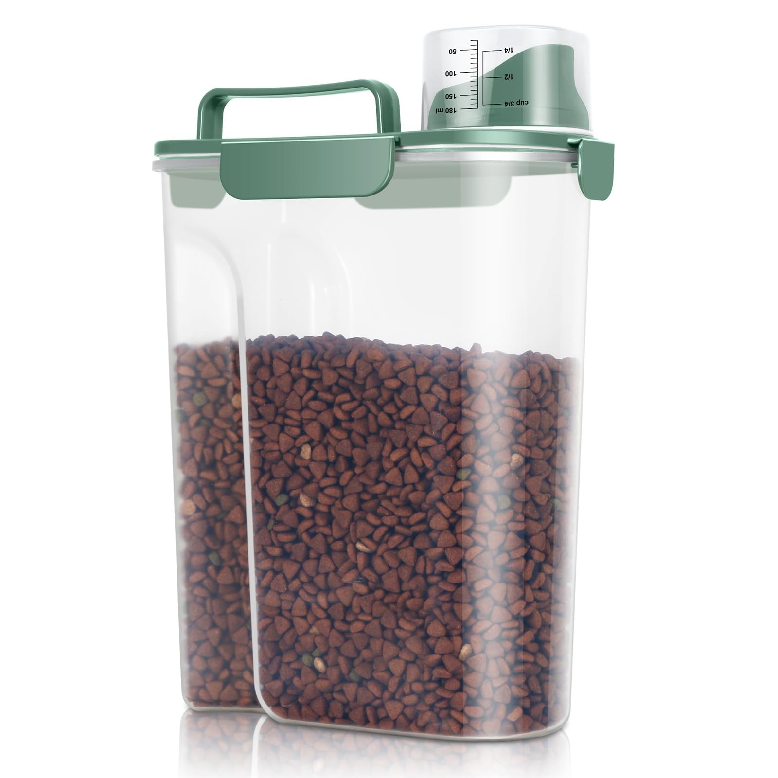 TBMax Pet Food Storage Container 5-7 lbs, Cat Dog Bird Seed Dispenser gallery