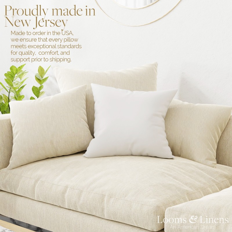 Throw Pillow Form Inserts Hypoallergenic Pillow Stuffing Made in USA Pack of 1 gallery