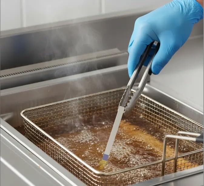 Frying Oil Quality Test Strips, High Range Free Fatty Acid Value 0-8% FFA Ran... gallery