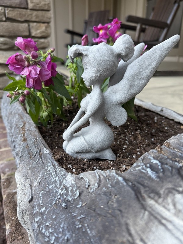 Tinkerbell Garden Disney Outdoor Decor Tink Epcot Flower Fairy Garden Statue gallery