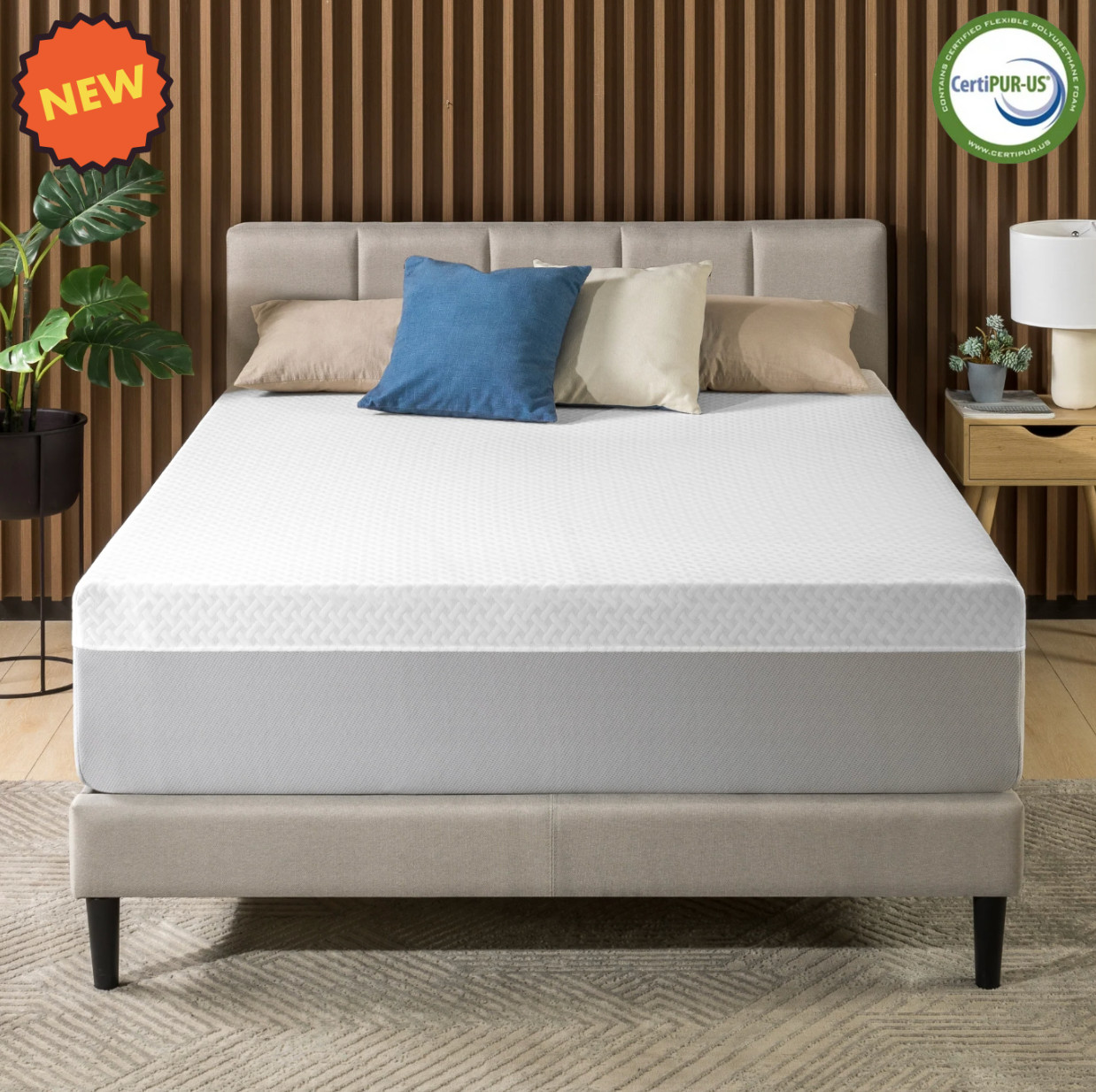 12 Inch Full Mattress Hybrid Memory Foam Colchon Full 12 Pulgadas Cama Medio MF gallery