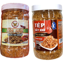 1 PACK – 7oz Dried Crispy Tiny Shrimp Variety – Choose Flavor