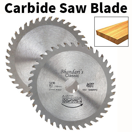 5 Inch Carbide Circular Saw Blade Cutting Disc Tool 125mm F Metal Wood Aluminum gallery