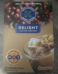 Delight Origin Instant Coffee..delight Vi Em Nhe Thom Ngon …5 Sticks x 17gram
