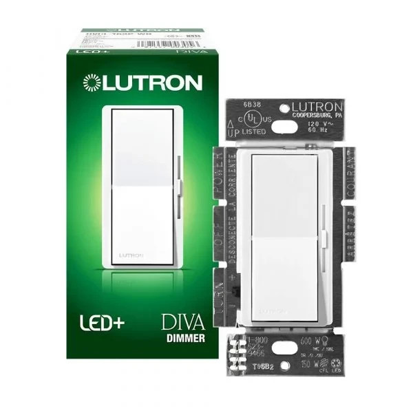 Lutron Diva Dimmer Led+ White gallery
