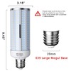 80W LED Corn Light Bulb Mogul E39 Base 8000Lumen 6500K AC 85V265V White gallery