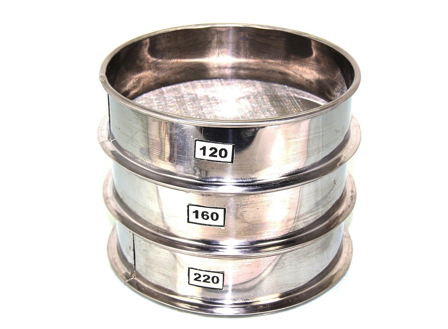 Aluminum Herbal Pollen Hash Extractor stackable sifter 120 160 220 Micro set gallery