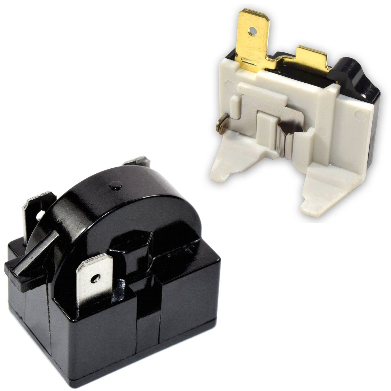 HQRP Compressor 4.7 Ohm 3-Pin PTC Starter/Start Relay and Overload Kit Compatibl gallery