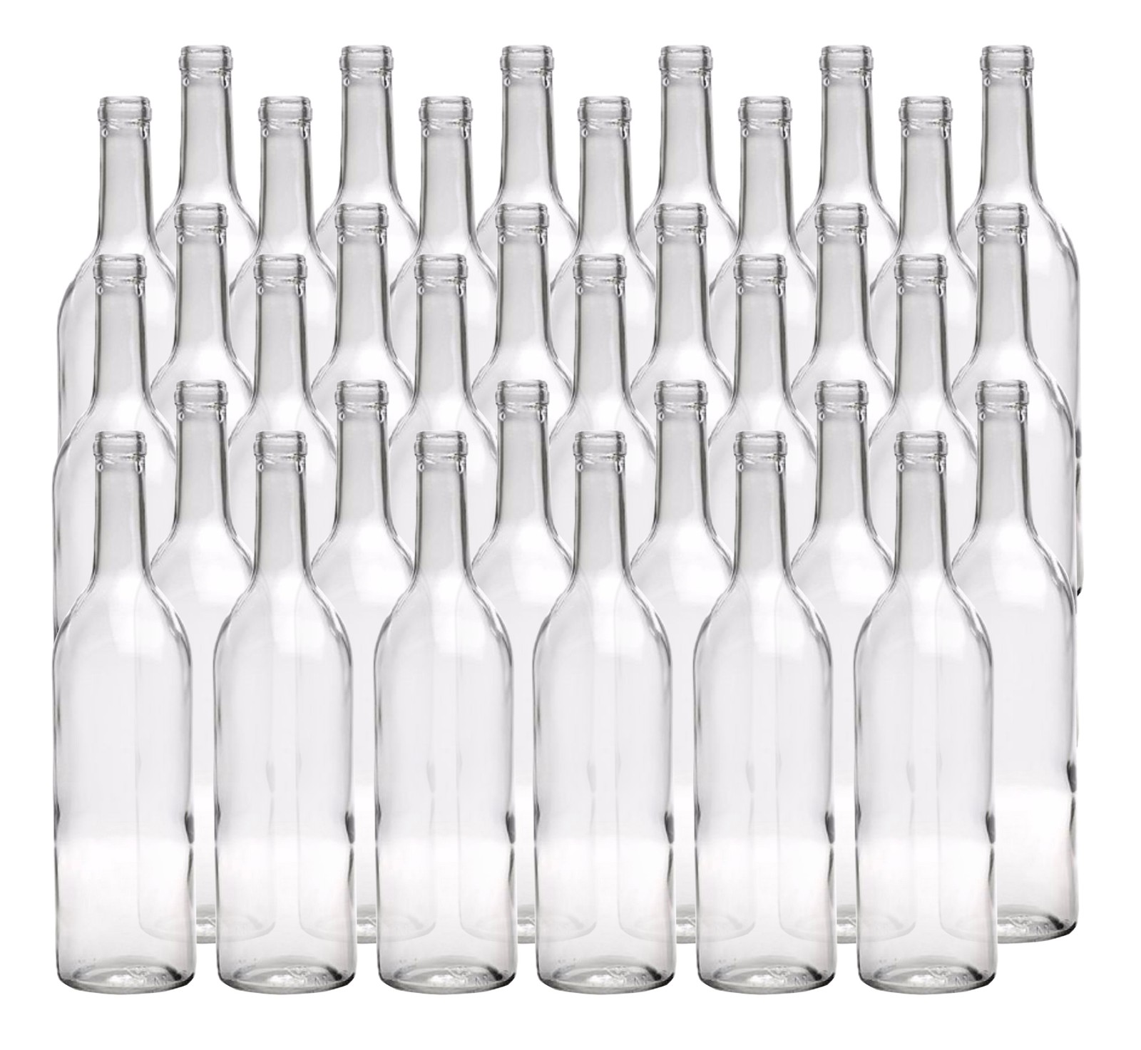 Home Brew Ohio 6 Gallon Bottle Set: Clear Claret/Bordeaux (36 Bottles) gallery