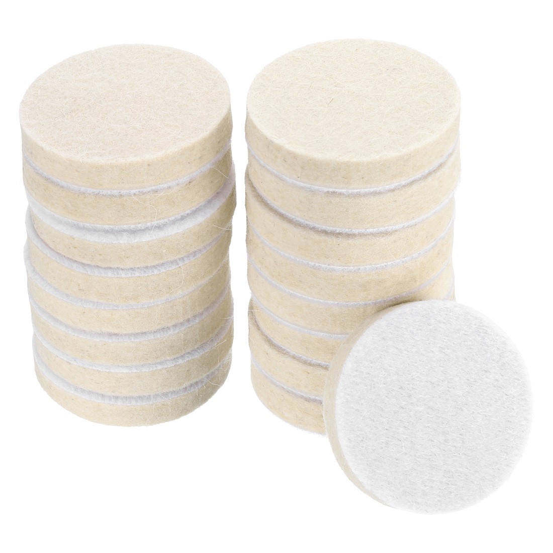 2-Inch Wool Polishing Pad Hook and Loop Buffing Wheel 17Pcs gallery
