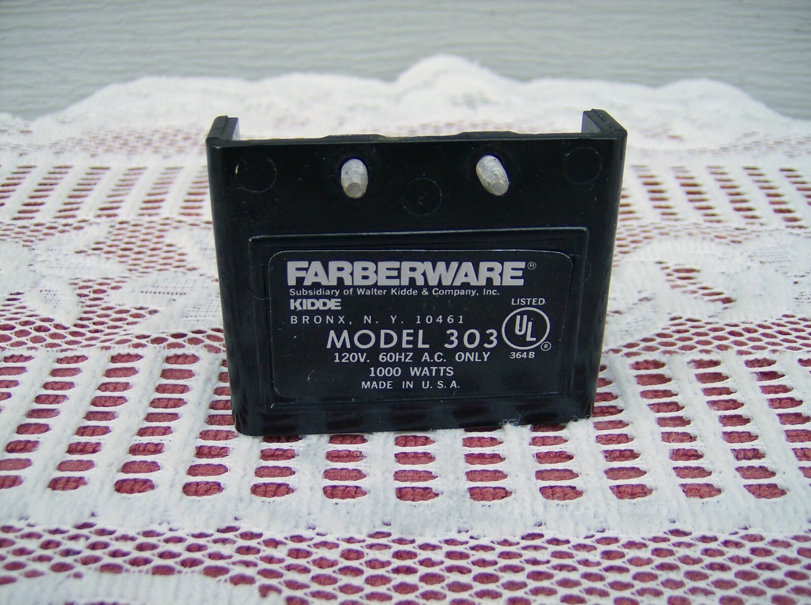 OUTLET COVER PART for Farberware Electric WOK Model 303 gallery