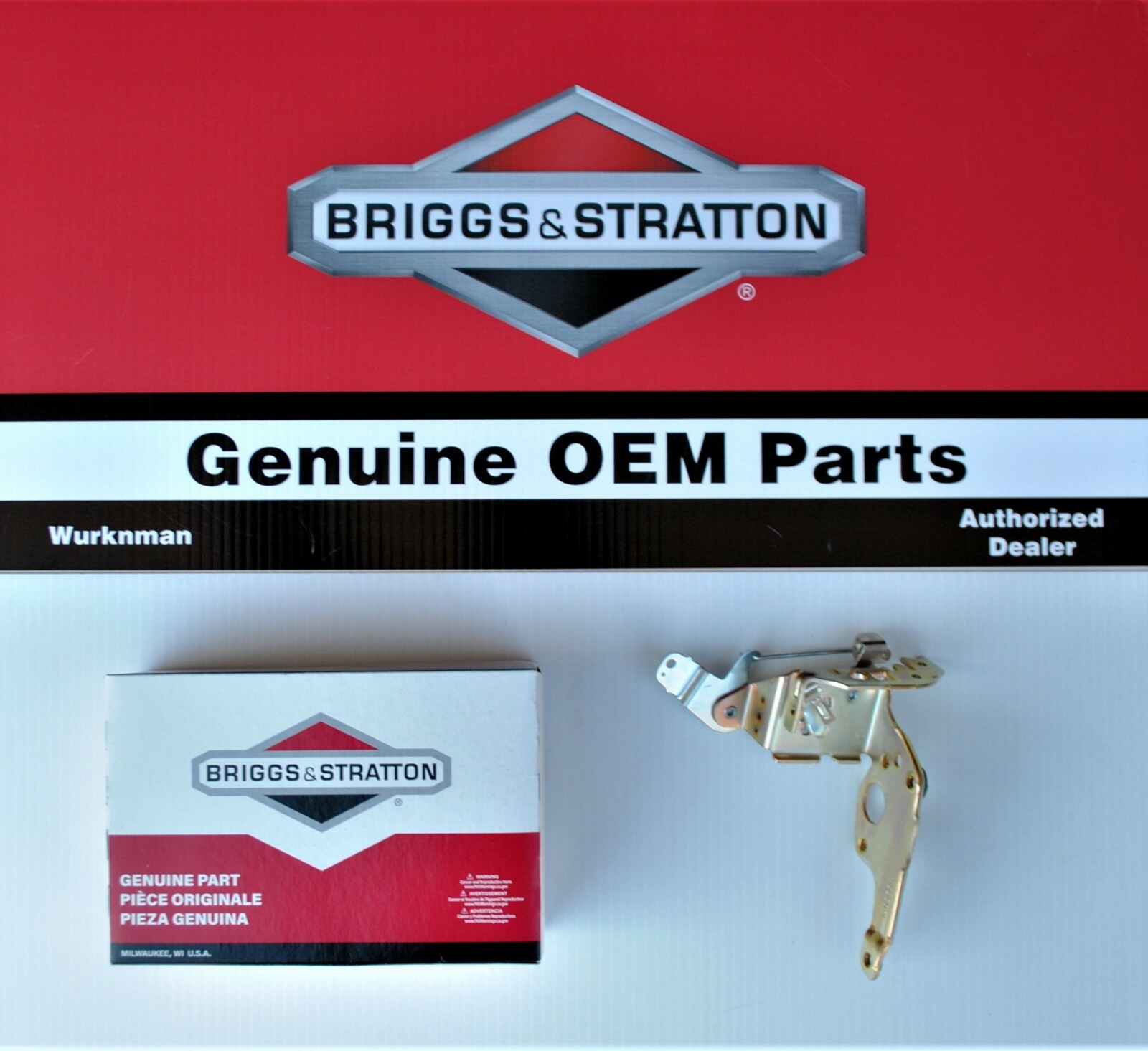 Genuine OEM Briggs & Stratton 790143 control bracket replaces 692031 & 497203. gallery