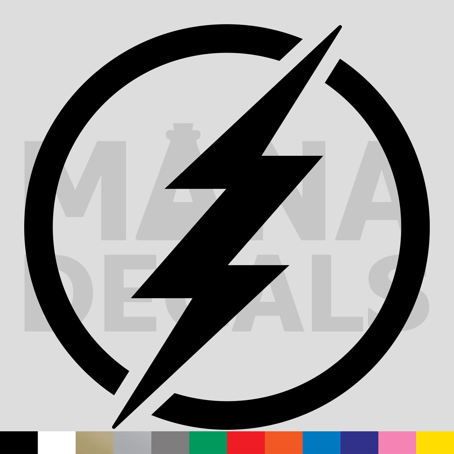 Lightning Bolt Symbol Vinyl Die Cut Decal Sticker - Shock Electric Power Charge gallery