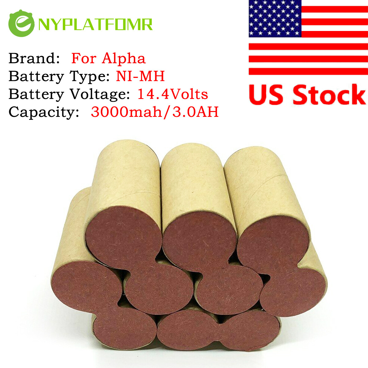SOLDERING REQUIRED for Alpha tools 14.4V Battery pack CD BBR 14.4 BBR14.4 MBR144 gallery