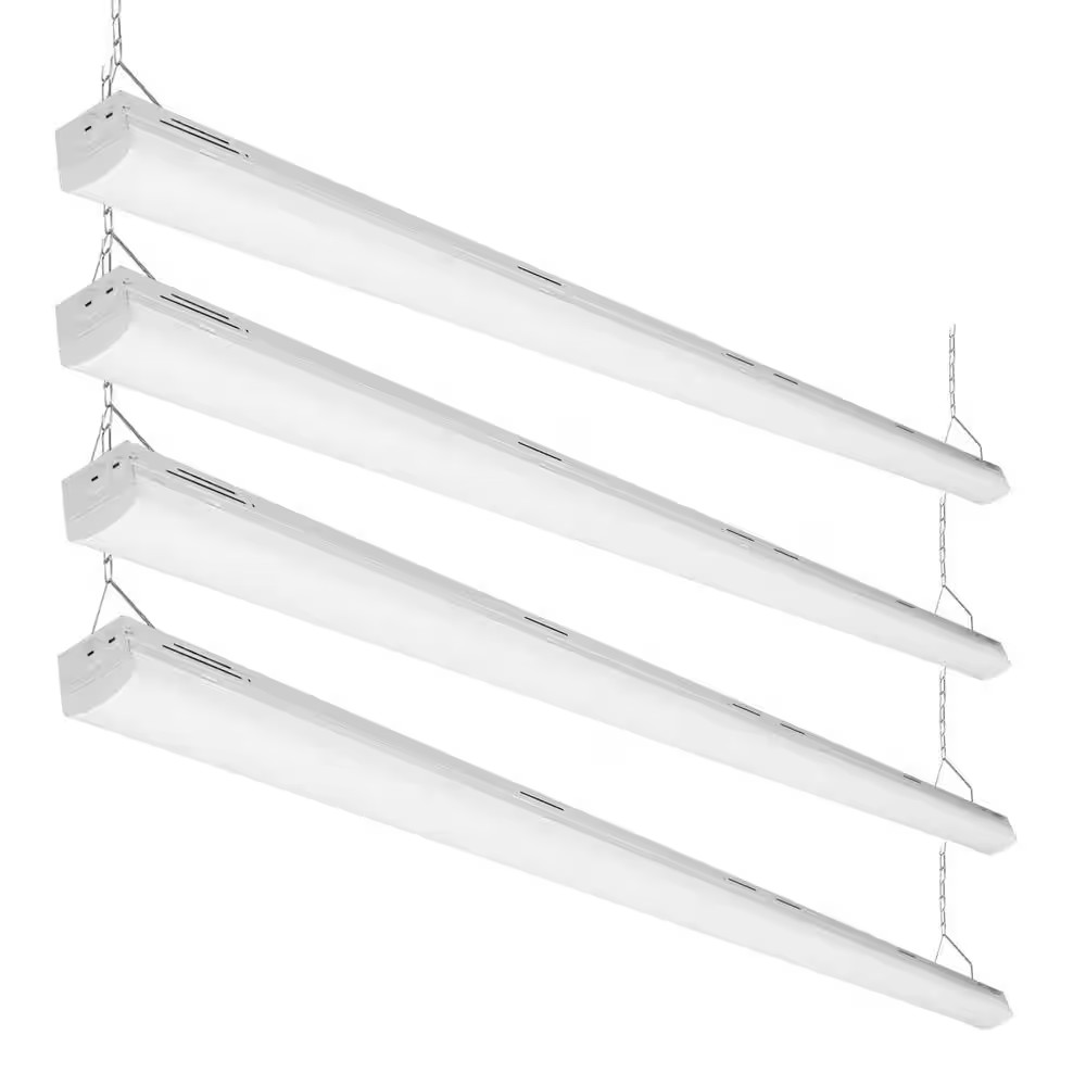 8 Ft.. 90-Watt Integrated LED Linear Strip Light Fixture Shop Light 8450/9750/11 gallery
