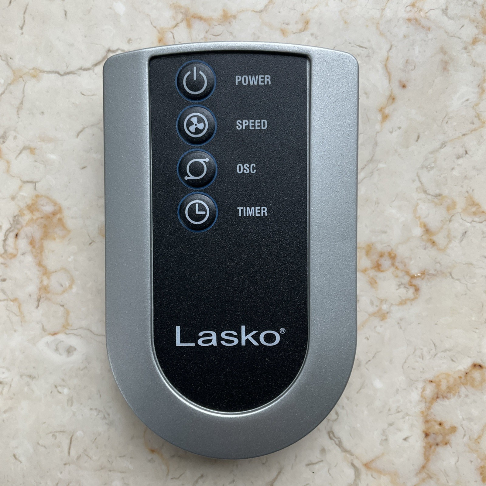 Lasko Tower Fan OEM Remote Control 4-Button, Silver/Black gallery