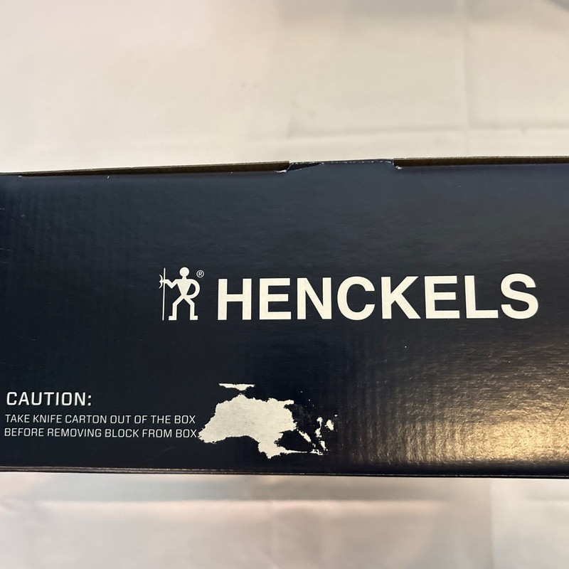 HENCKELS Silvercap 14-Piece Knife Block Set, Black Stainless Steel gallery