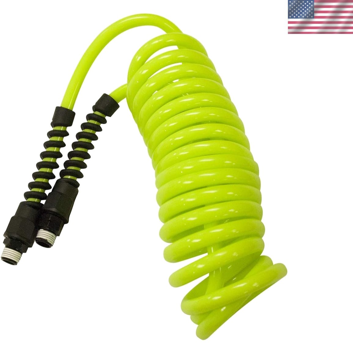 Flexzilla Polyurethane Recoil Air Hose, 1/4 in. x 10 ft., ZillaGreen - LP1410AFZ gallery