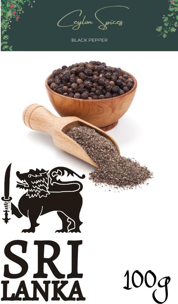 Black Pepper whole Powder Organic Premium Ceylon Pure 100% Spice Natural Ground gallery