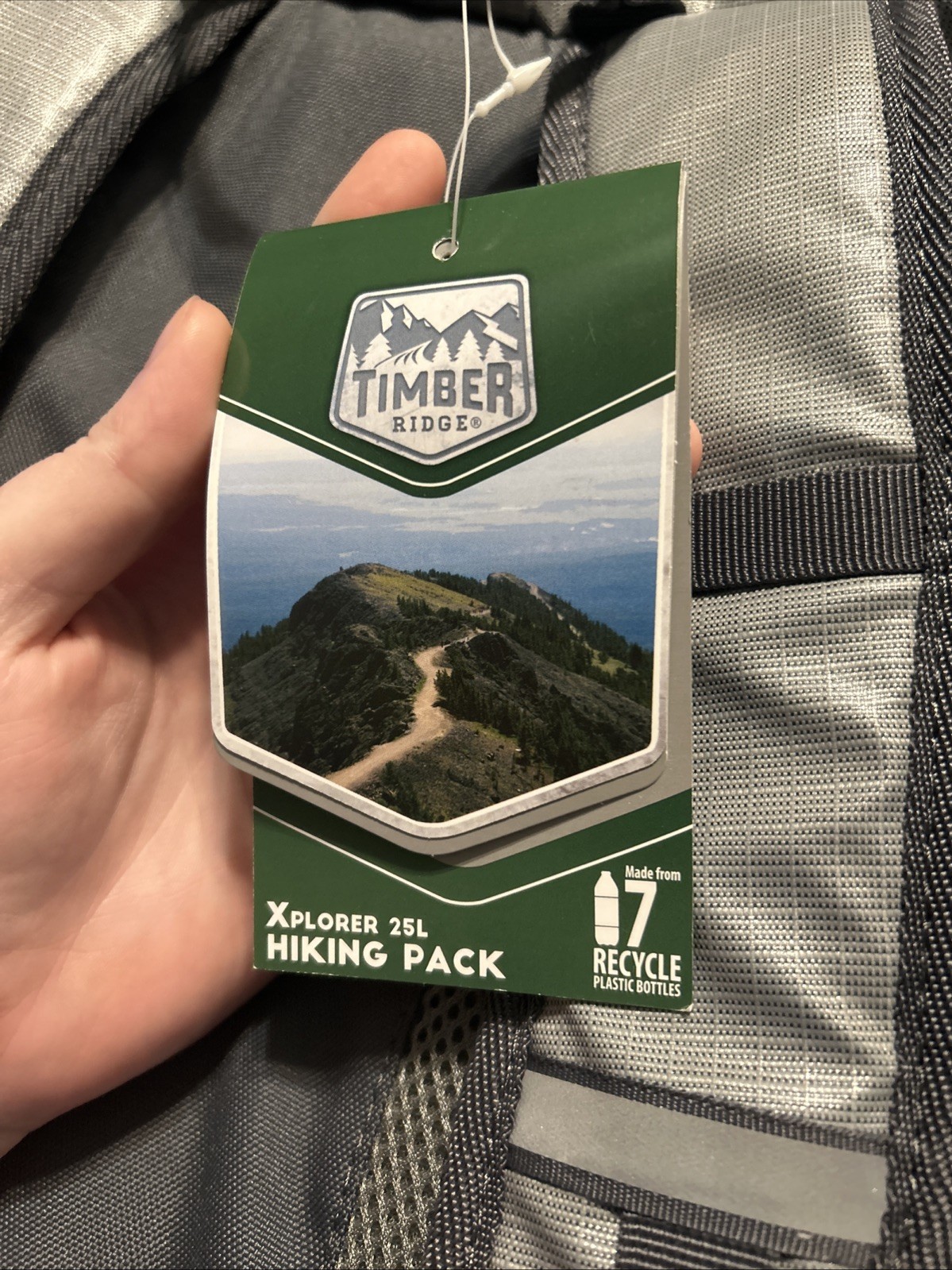 Timber Ridge Xplorer 25L Hiking Pack, Grey 3