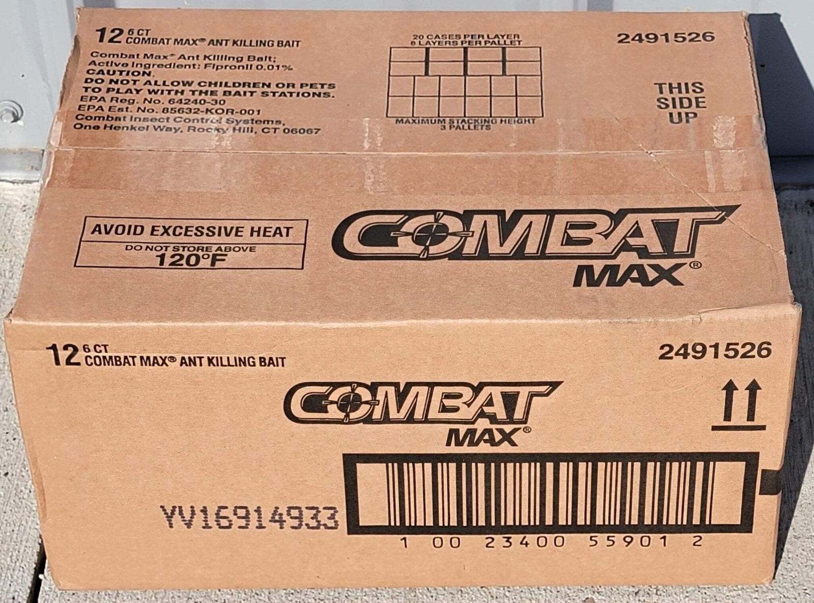 Combat Max Source Kill Ant Báit Killing Indoor Outdoor Lot of 12 - 6 Station Pac gallery