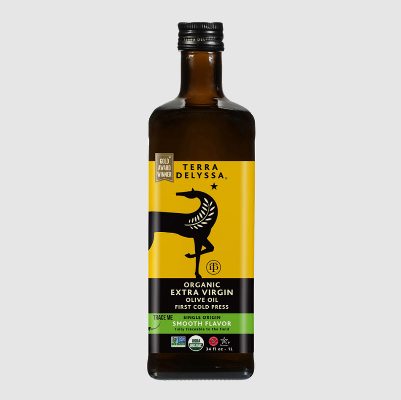 (3 pack) Terra Delyssa Organic Extra Virgin Olive Oil, 34 fl. oz. Glass gallery