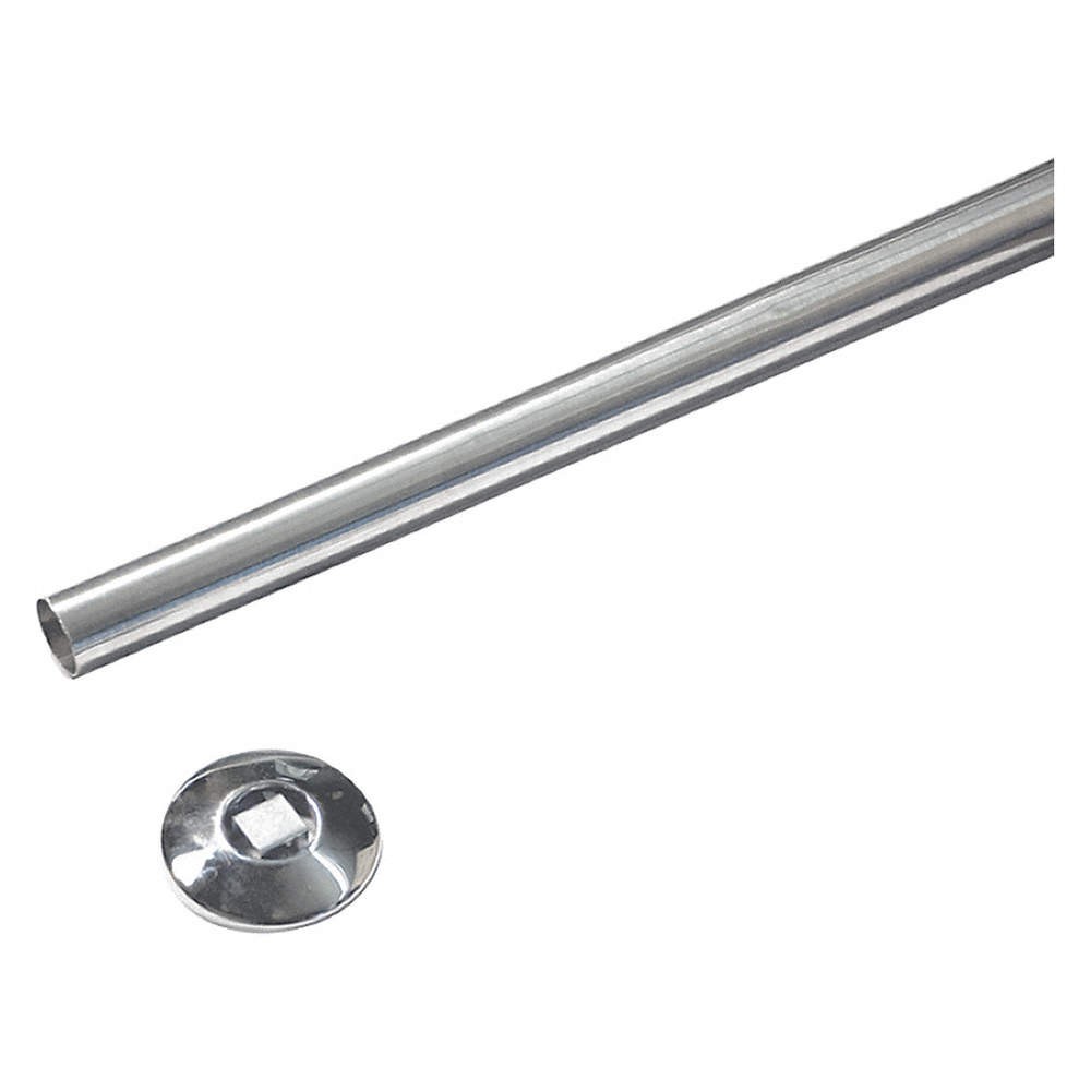TAYMOR 01-9659 Rod Flanges,Polished Chrome,1 3/4in W,PR 49K666 gallery