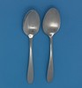 2 HERITAGE MINT REFLECTIONS GLOSSY 18/0 STAINLESS FLATWARE TEASPOONS 6-1/4" gallery