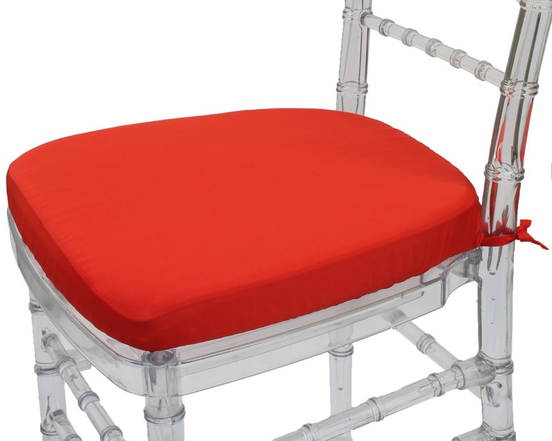Spandex Chiavari Pad Covers - Stretch Fitted Chiavari Chair Seat Cushion Covers gallery