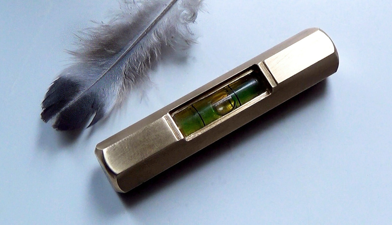 Brass Spirit Level - Everyone must have! Measuring pocket tool - Every Day Carry gallery