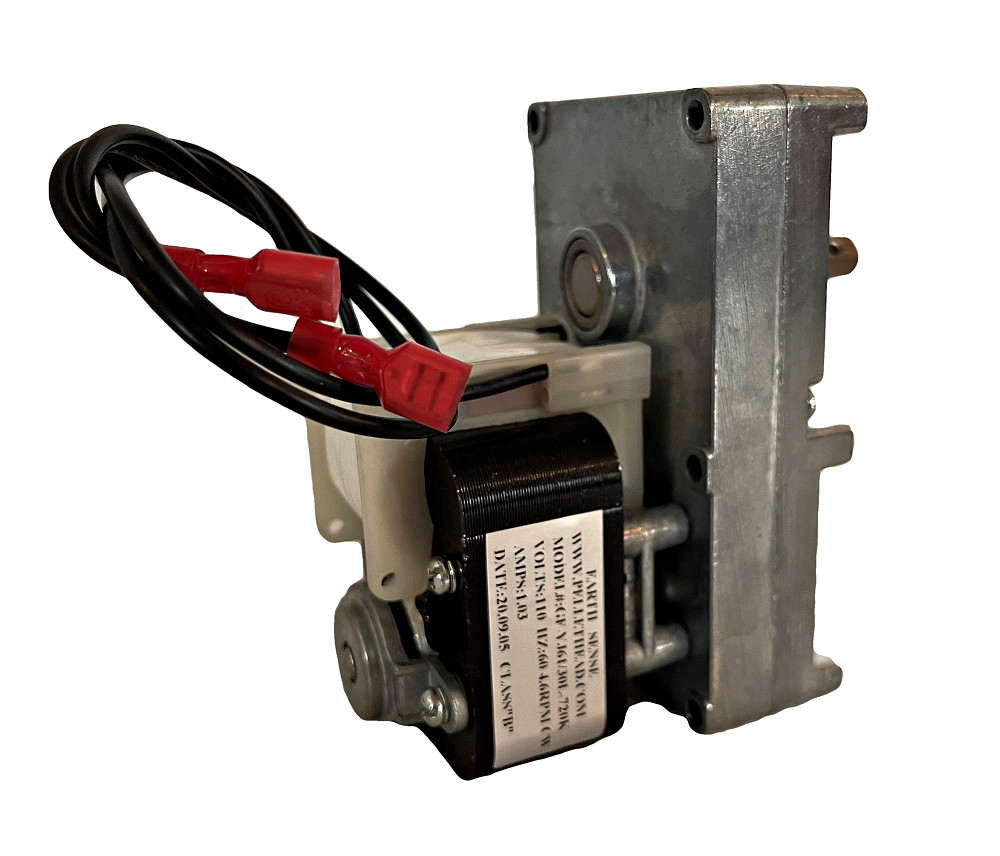Breckwell Pellet Auger Feed & Agitator Motor, 4 RPM Clockwise W/Hole, C-E-010 gallery