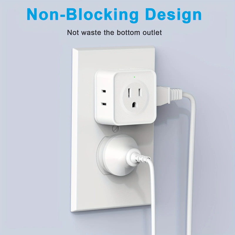 5 Way Multi Plug Outlet Extender, Wall Outlet Expander, Small Electrical Outlet gallery