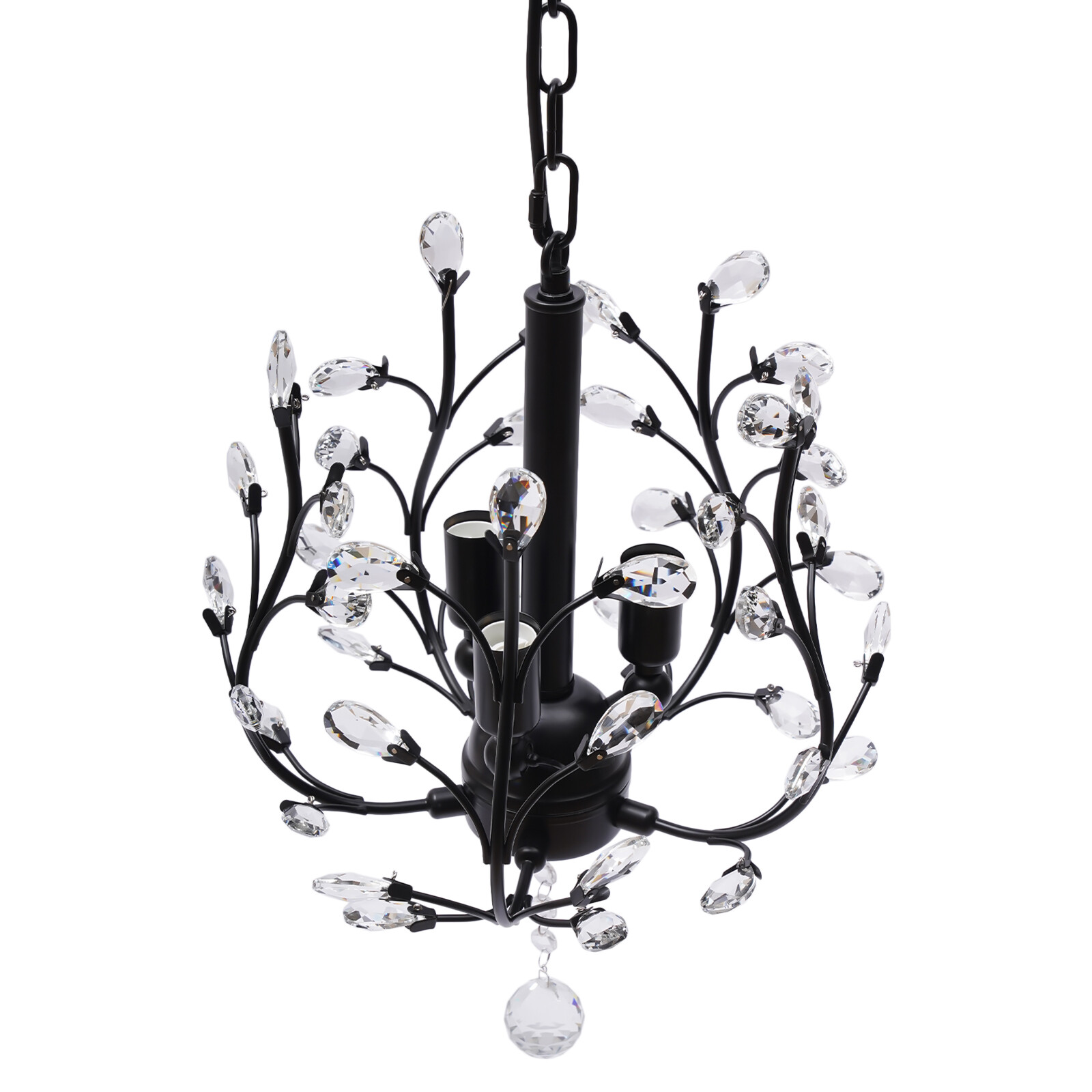 Mini Crystal Ceiling Light Chandelier E12 Pendant Hanging Lamp Fixture Kitchen gallery