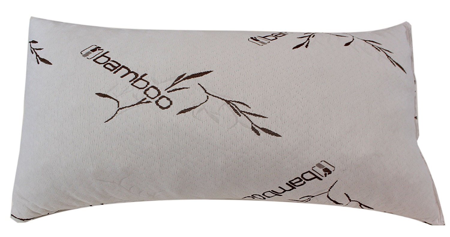 Five Star Bamboo Memory Foam Hypoallergenic Pillow King Size New gallery