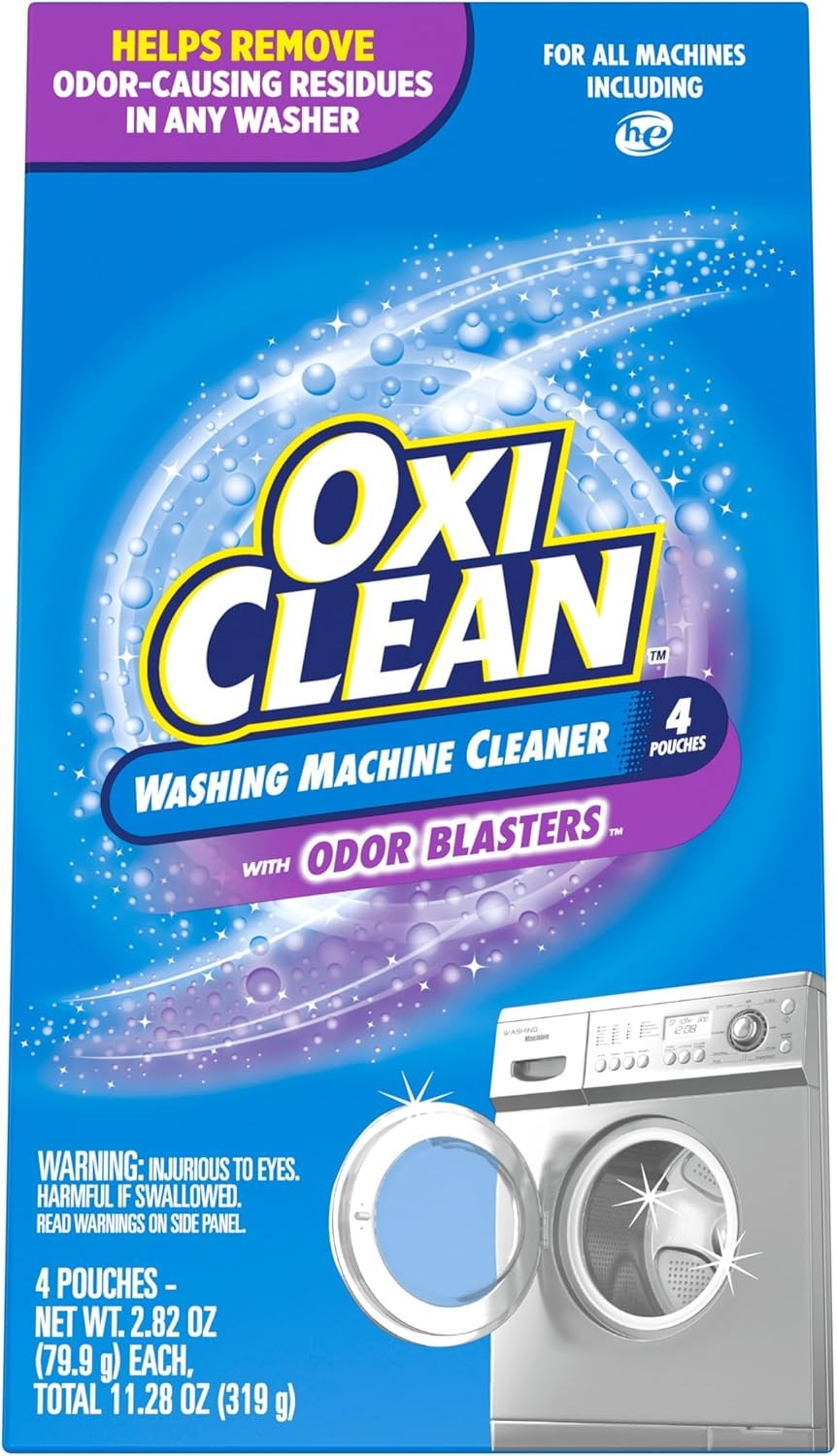 OxiClean Washing Machine Cleaner with Odor Blasters 4 Count gallery
