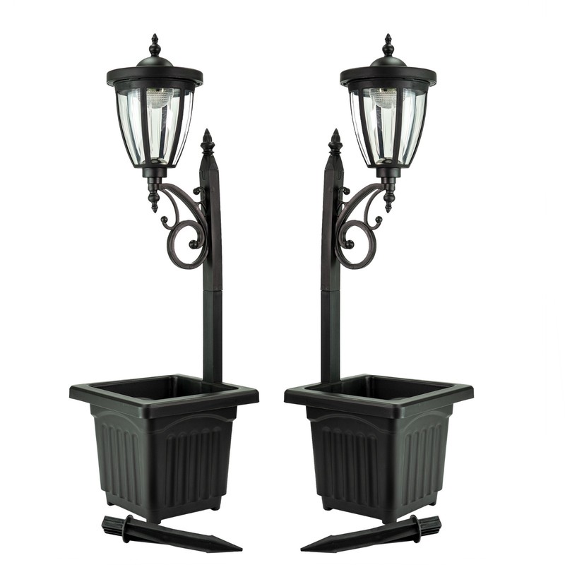 2PK Sunray Kambria Multi Function solar lamp & planter gallery