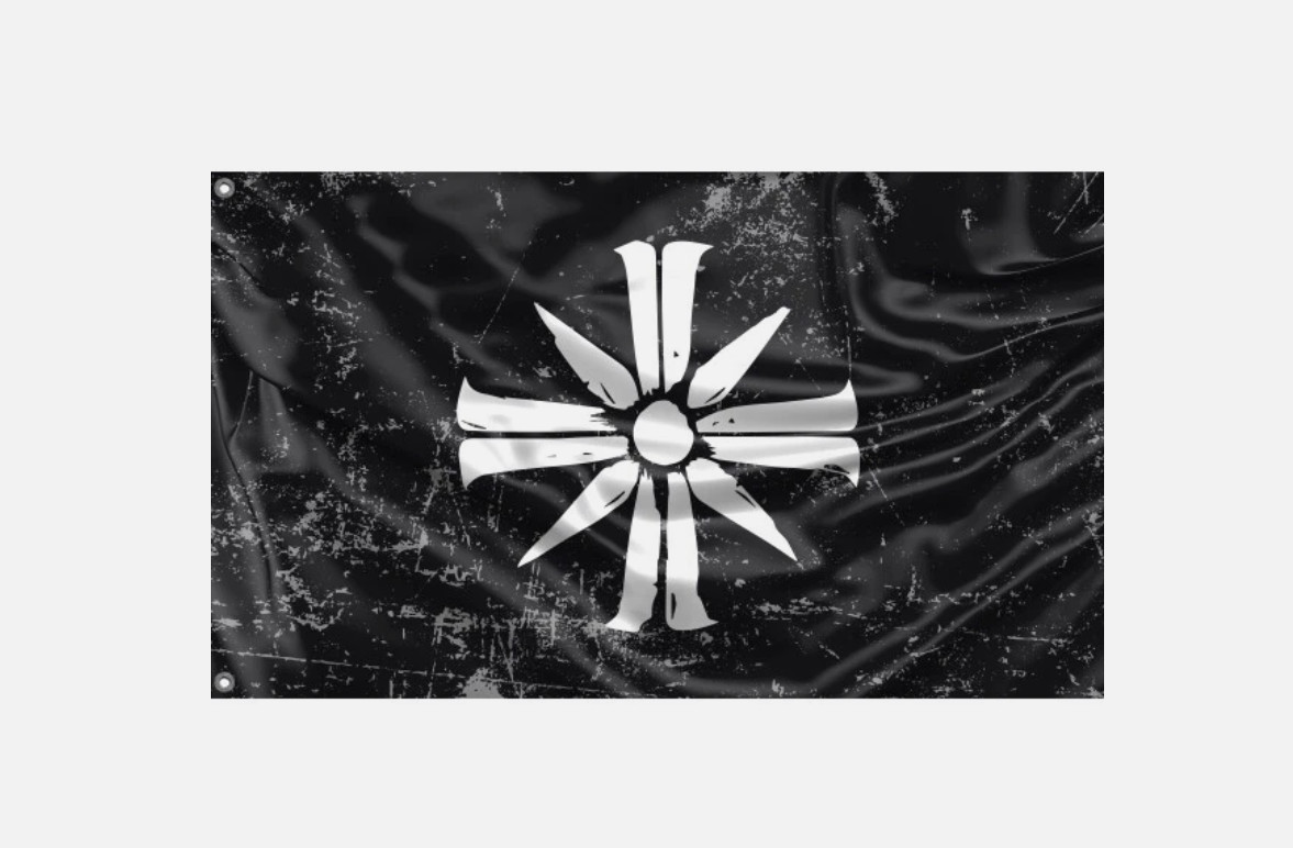 Far Cry 5 Eden’s Gate Flag – Video Game Cult Cross Black White Banner gallery