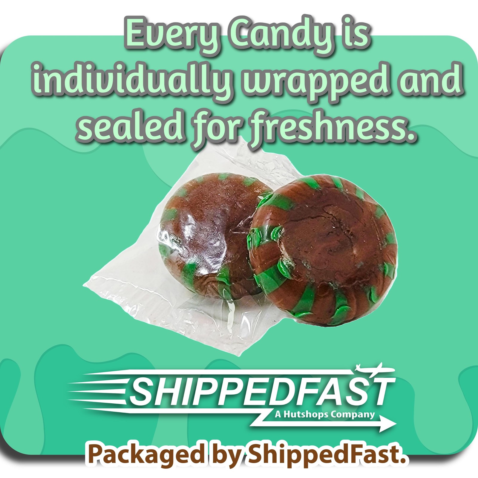 ShippedFast Chocolate Starlight Mint Candy, Hard Candies, 32oz (2 32 Ounce gallery