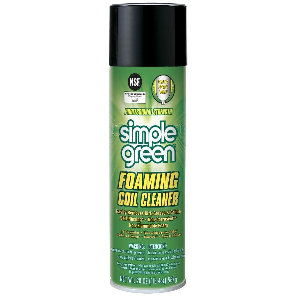 Simple Green 20 oz Foaming Coil Cleaner Aerosol – HVAC AC Coil & Condenser Clean gallery