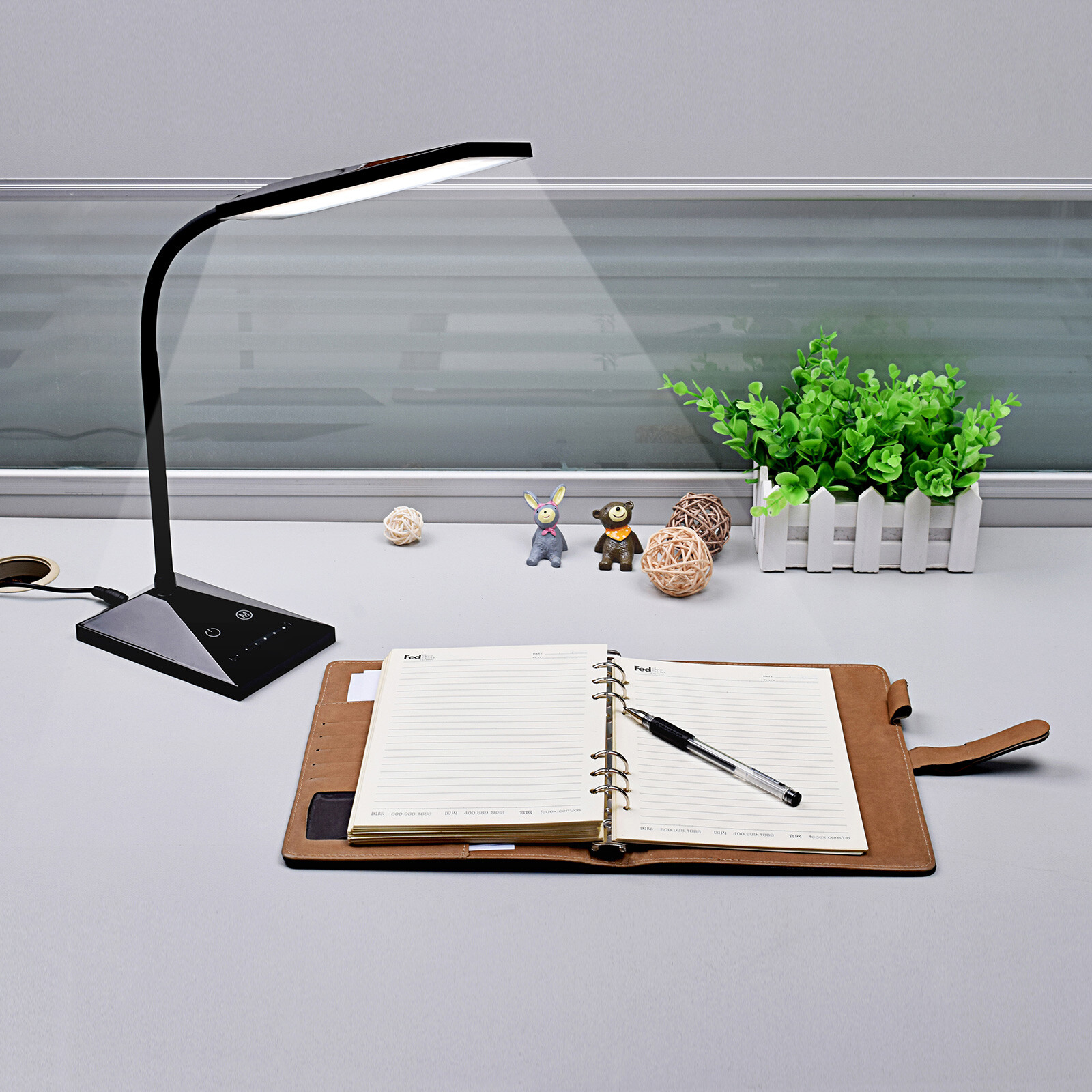 Base Lamp Table Lamp /Clip on Desk Lamp Touch Sensor Home Bedside Reading Light gallery