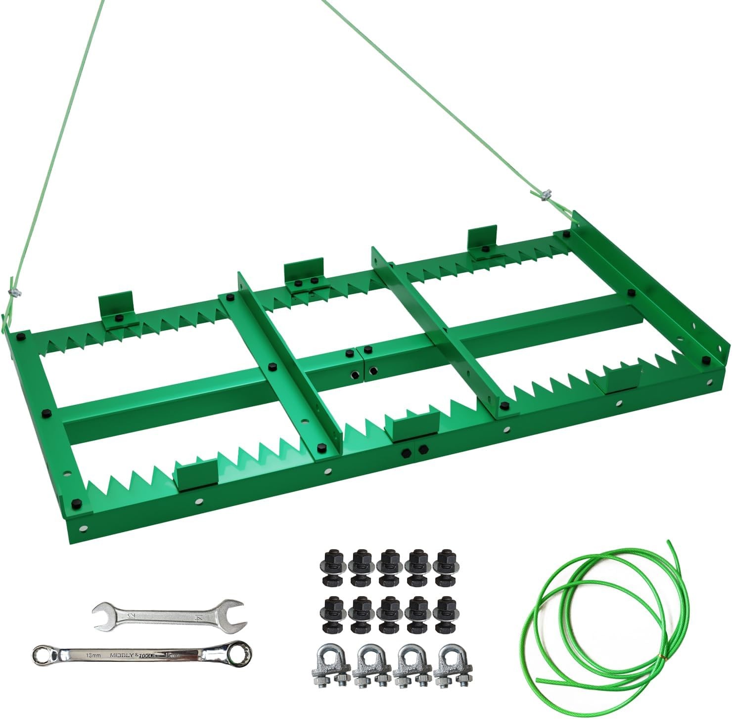 Heavy Duty Drag Harrow Driveway Grader Toothed Harrow – Clever 2-in-1 Design gallery