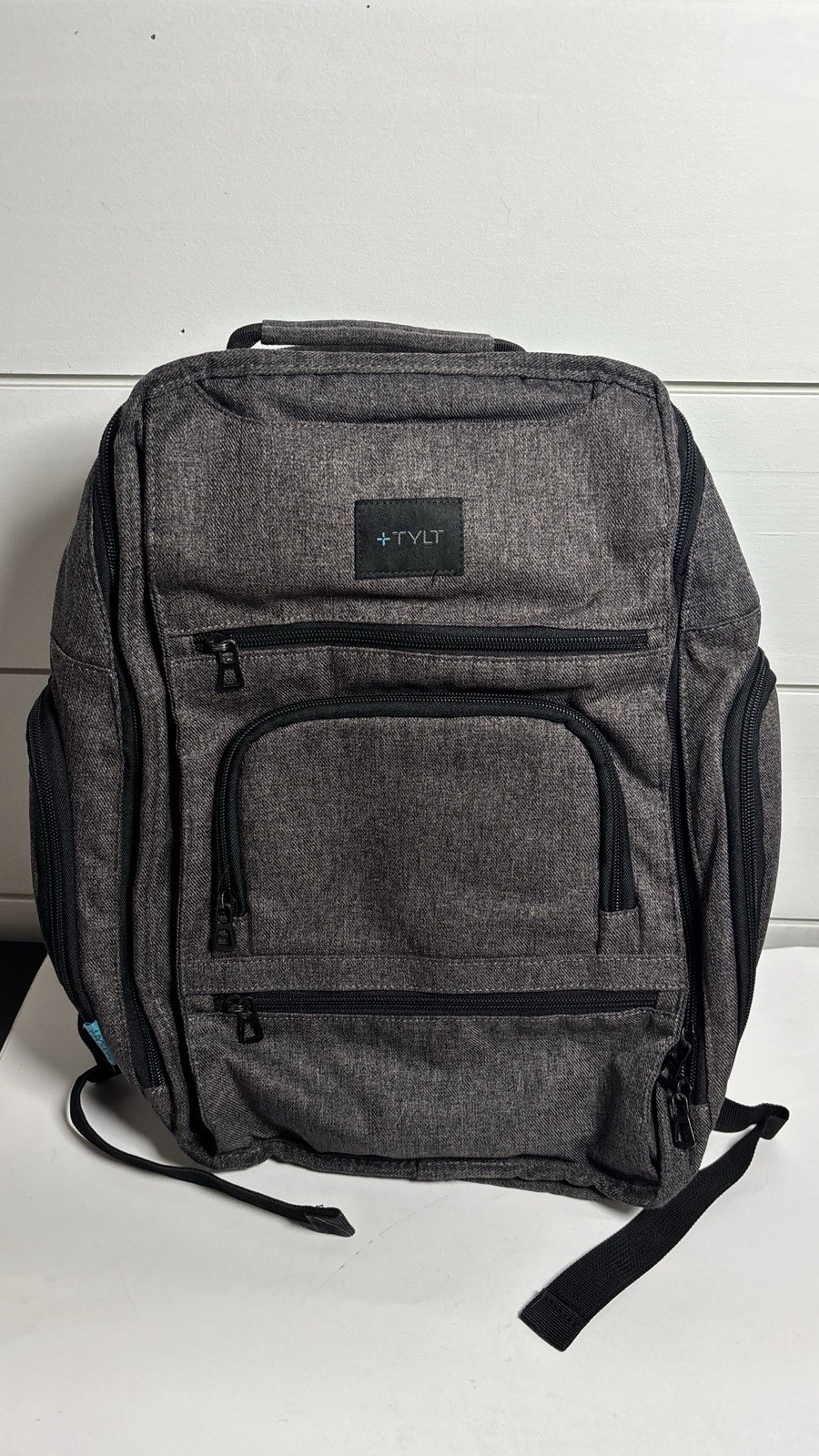 Tylt Laptop Gray Black Backpack Pre Owned Fast Shipping