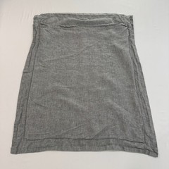 Pottery Barn Belgian Flax Linen Standard Pillow Sham Grey Hemstitch | Farmhouse