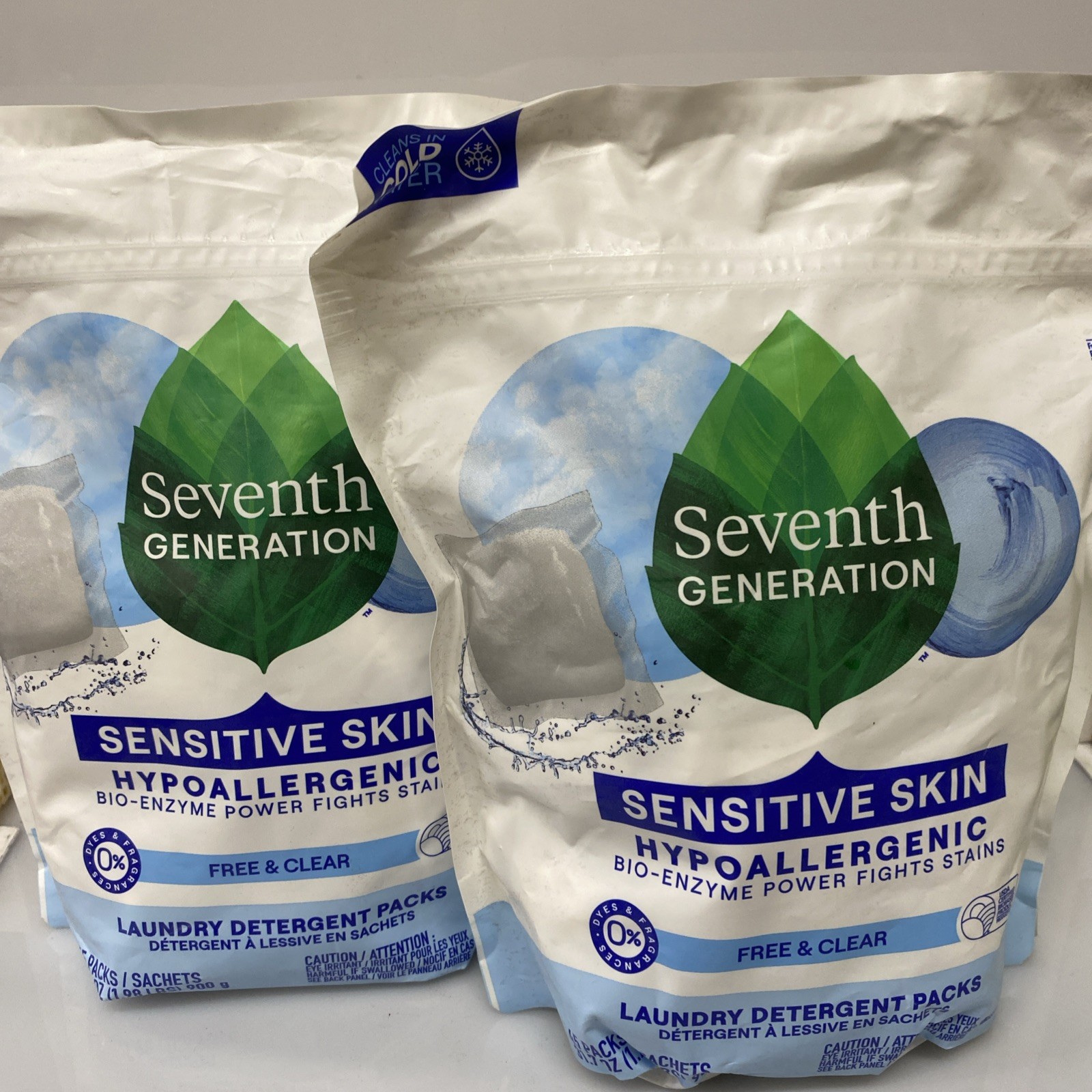 2X Seventh Generation Laundry Detergent Sensitive Skin Free & Clean 45 Ct Ea gallery