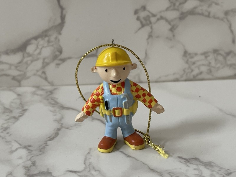 Bob the Builder Candy Canes & Tree 2 Piece Christmas Ornament Set Kchapman gallery