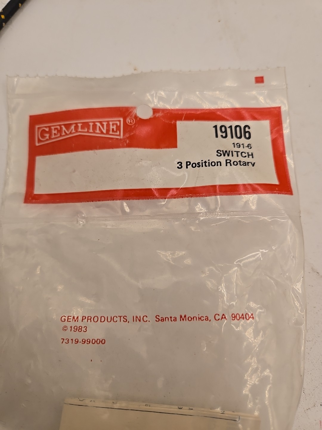 Gemline 19106 191-6 SWITCH 3 Position Rotary 191 Series (9C5) gallery