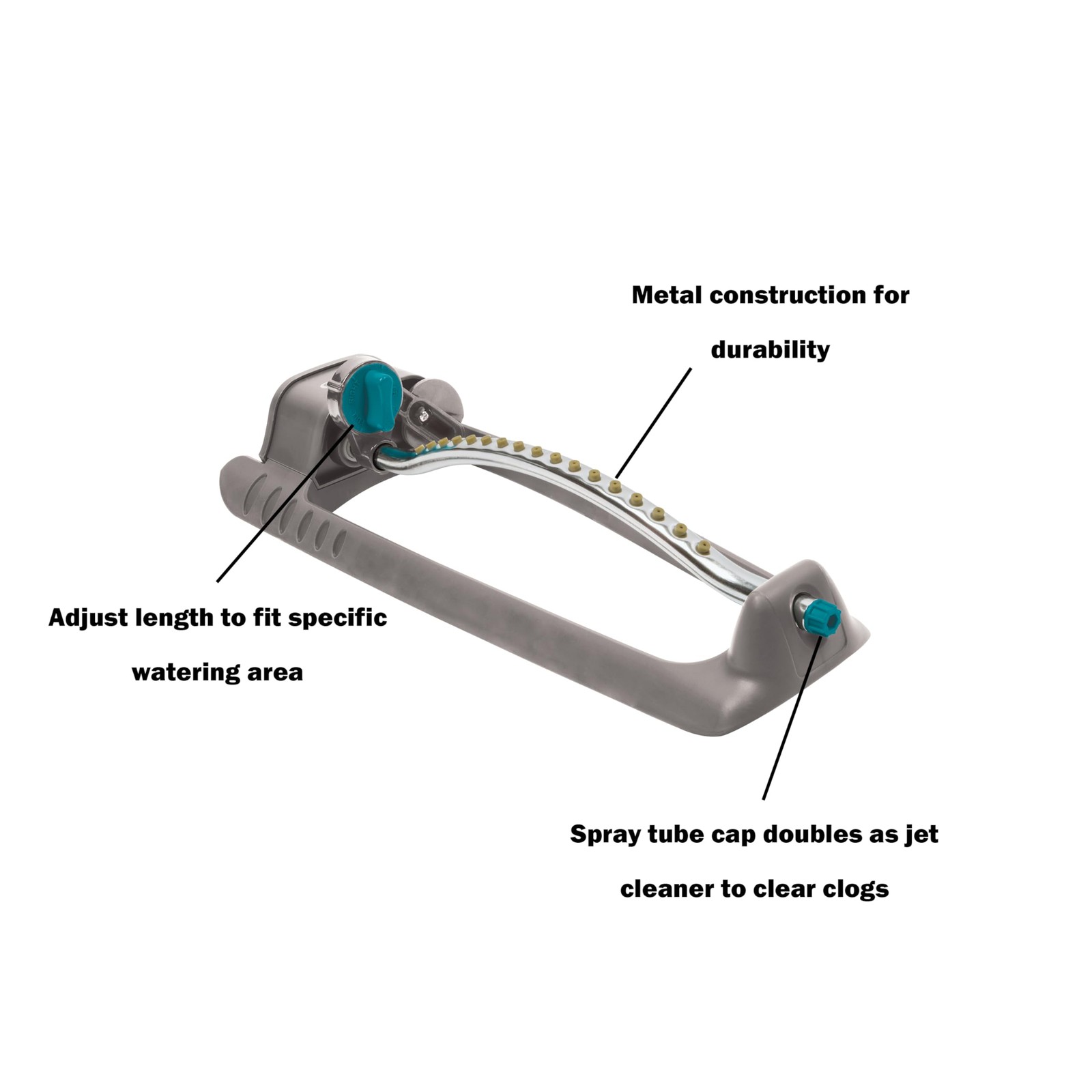 Adjustable Lawn Sprinkler for Large Area Coverage Water Hose Sprinkler gallery