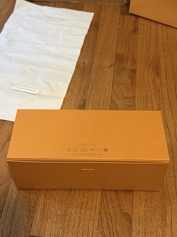 100% Authentic Louis Vuitton Empty Perfume/Cologne Box, Shop Bag, Shipping Box gallery