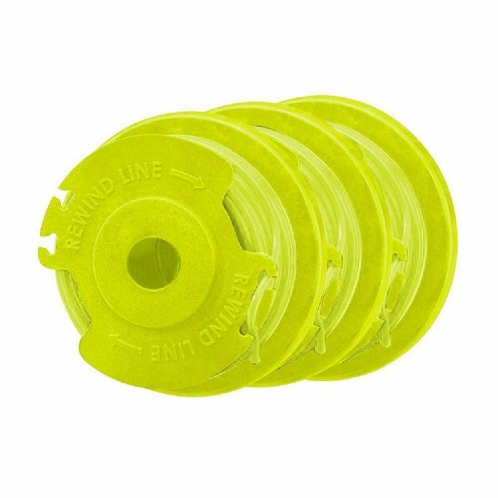 Ryobi Replacement Twisted 0.080 In. String Trimmer Auto Feed Line Spools 3-Pack gallery