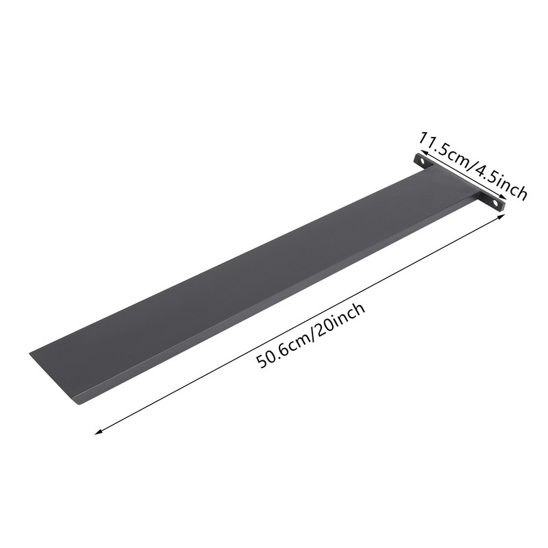 2PCS 20in Countertop Support Bracket, 300lb Load Black Island Countertop Support gallery